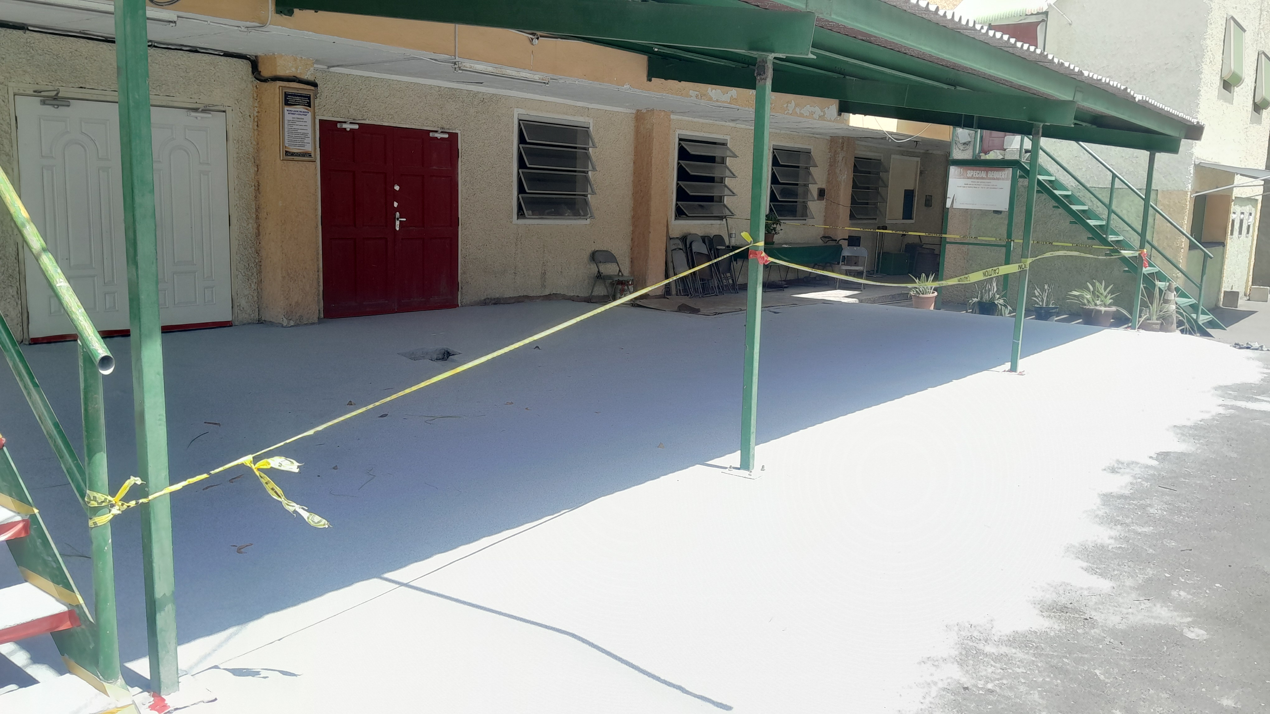 Building renovation progress at Portmore New Testament Church of God